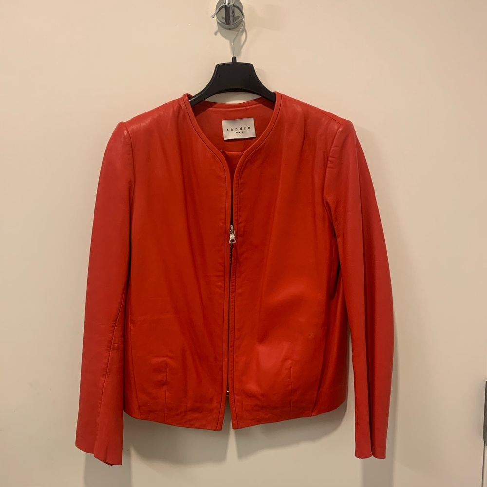 Sandro Leather Jacket